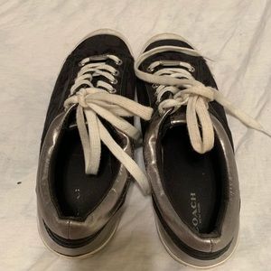 SALE🎉 COACH Navy Canvas Sneakers